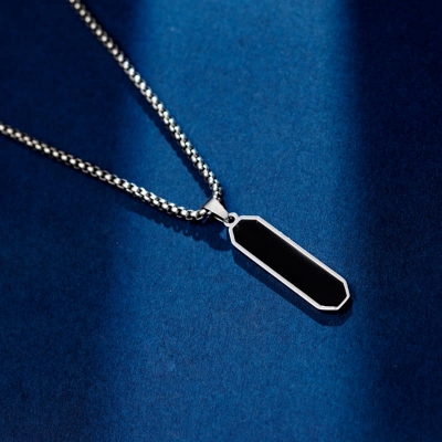Picture of Stainless Steel Silver Color Metal Chain for Men Silver 