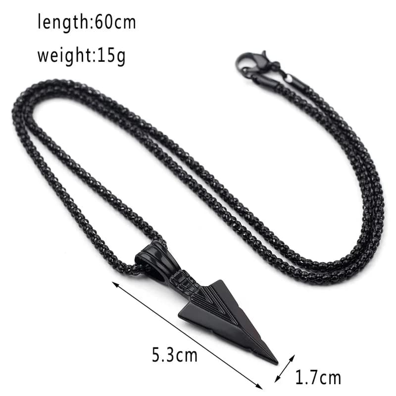 Picture of Black Color  Breathing Necklace Metal Chain for Men Black 