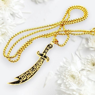 Picture of Stylish Addition - Fashion New Pendant Necklace Men Punk Trendy Simple Stainless Steel Chain Jewellery Gift - Modern - Choice Expression Gold 