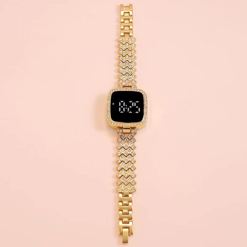 Picture of Fashionable LED Display Digital Touch Screen watch For Girls  
