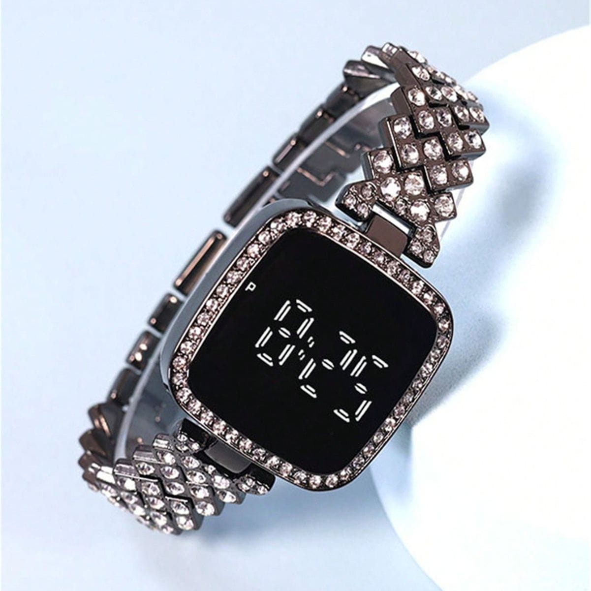 Picture of Fashionable LED Display Digital Touch Screen watch For Girls  