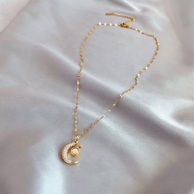 Picture of Velvet Shine Necklace for Women Chain Gold 