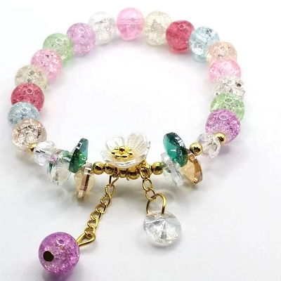 Picture of Mystic Floral Sparkle Bracelet For Women and Girls Multicolor 