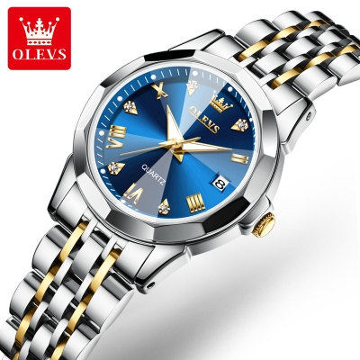 Picture of Stylish & Fashionable 9931 Elegant Rhombus Mirror Original Quartz Ladies Watch  