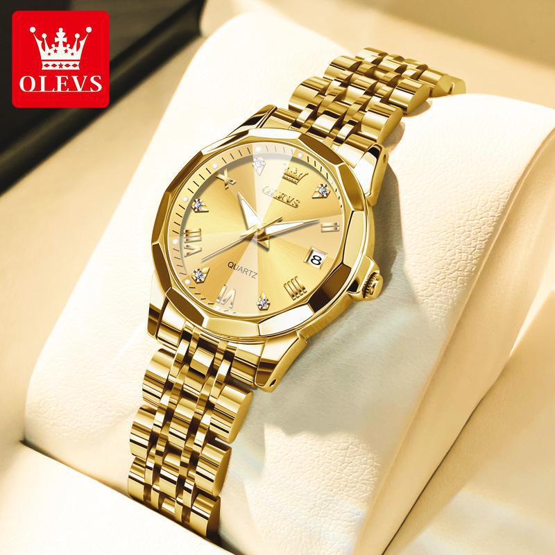 Picture of Stylish & Fashionable 9931 Elegant Rhombus Mirror Original Quartz Ladies Watch  