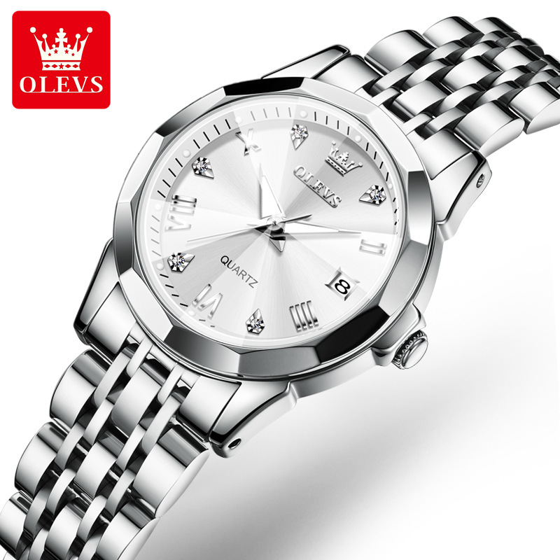 Picture of Stylish & Fashionable 9931 Elegant Rhombus Mirror Original Quartz Ladies Watch  