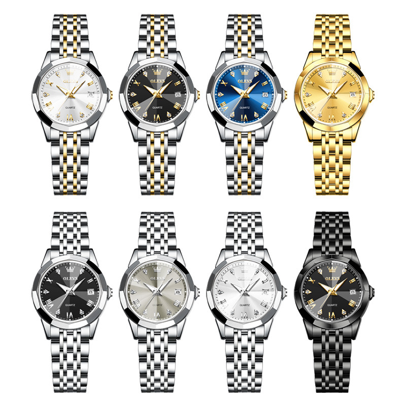 Picture of Stylish & Fashionable 9931 Elegant Rhombus Mirror Original Quartz Ladies Watch  