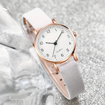 Picture of Ladies Wrist Watch New for Girls White 