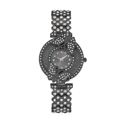 Picture of Stainless Steel Magnetic Watch For Girls - Watch For Women Buterfly  
