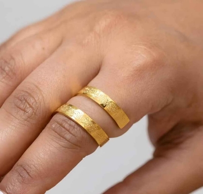 Picture of New Exclusive Design Ayatul Kursi Finger Ring For Men  Adjustable