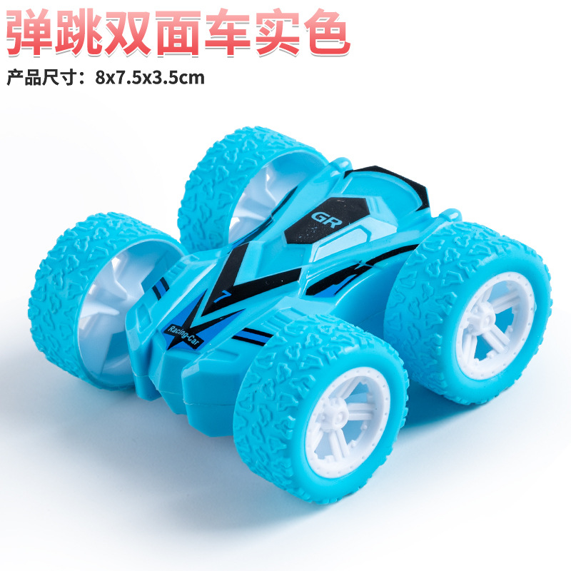 Picture of Red Mini Monster Truck Pull Back Cars Toys, Manual 360 Degree Stunt Truck Red  