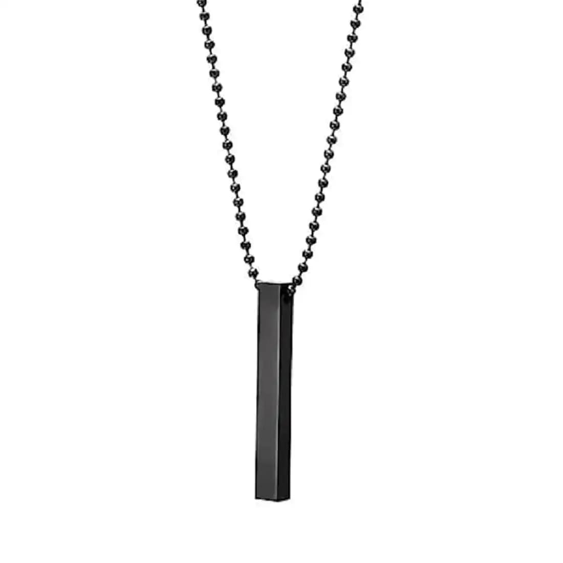 Picture of New Black Color Chain Locket for Men  