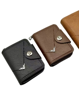 Picture of Multi Slot Card Holder Vintage Small Wallet  