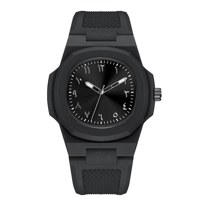 Picture of 2025 New Arabic Aura Watch Black Modern Design Black 