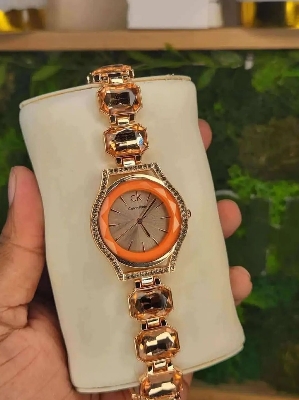 Picture of Elegant Luxury Full Diamond Quartz Watch  