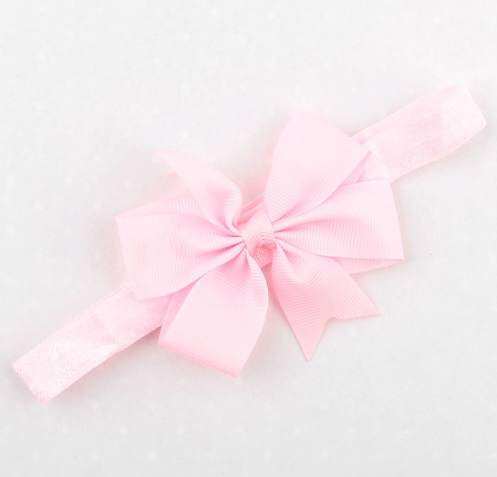 Picture of Baby Girls Grosgrain Ribbon Hair Bows Headbands  