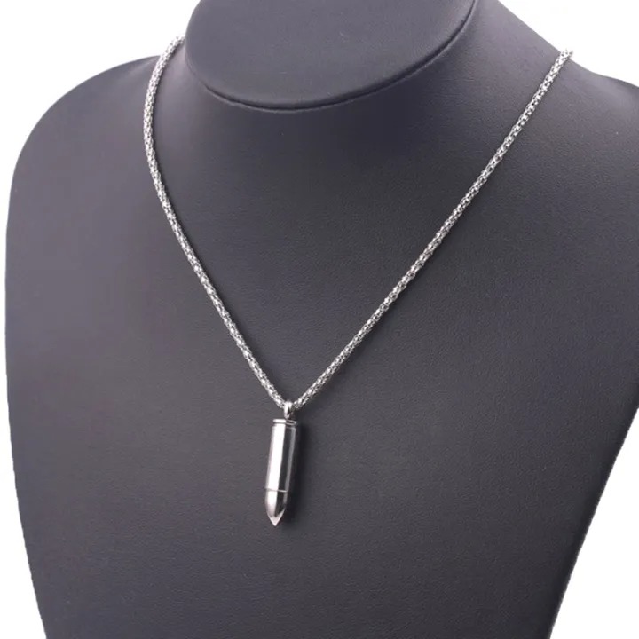 Picture of High Quality New Black Color Chain Locket for Men  