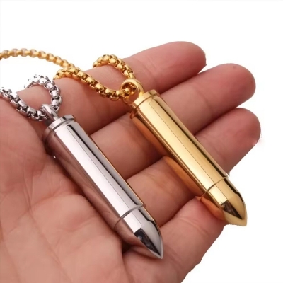 Picture of High Quality New Black Color Chain Locket for Men  