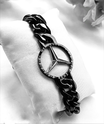 Picture of Silver Fashion Man Jewelry Chain Bracelets-Best Bracelets For Men Mercedes  