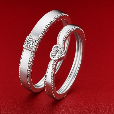 Picture of Adjustable Couple Rings For Men Women Adjustable 
