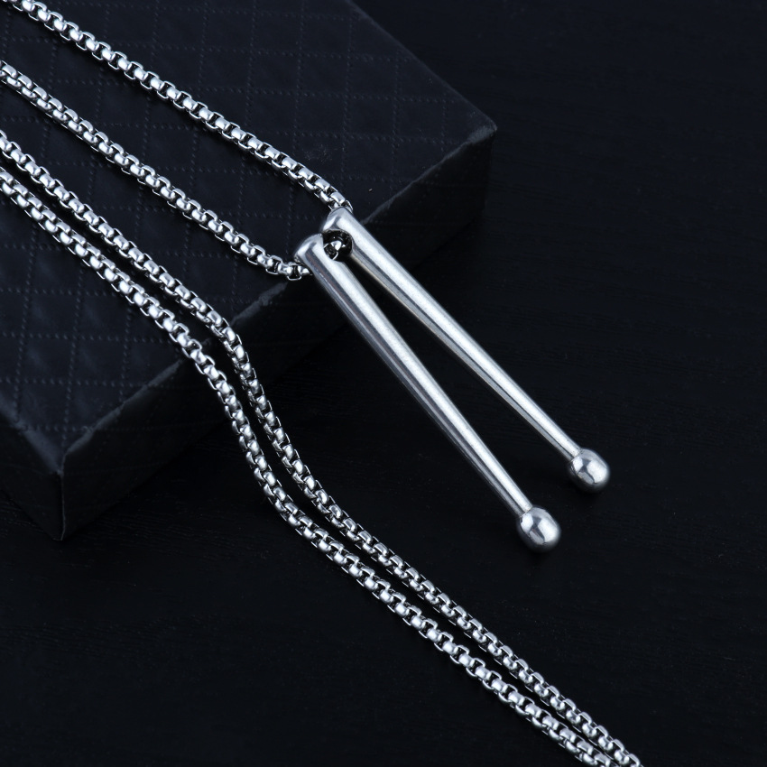 Picture of High Quality Men Fashion Jewellery Stainless Steel Round Chain Necklaces Silver 