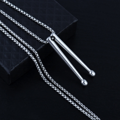Picture of High Quality Men Fashion Jewellery Stainless Steel Round Chain Necklaces Silver 