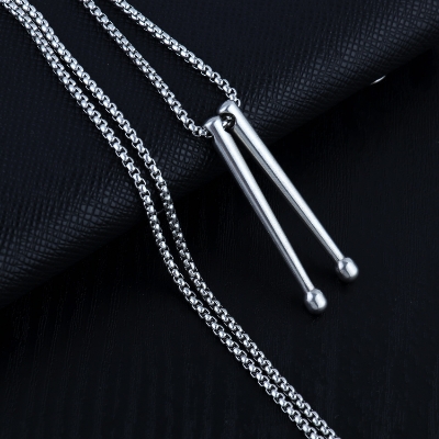 Picture of High Quality Men Fashion Jewellery Stainless Steel Round Chain Necklaces Silver 