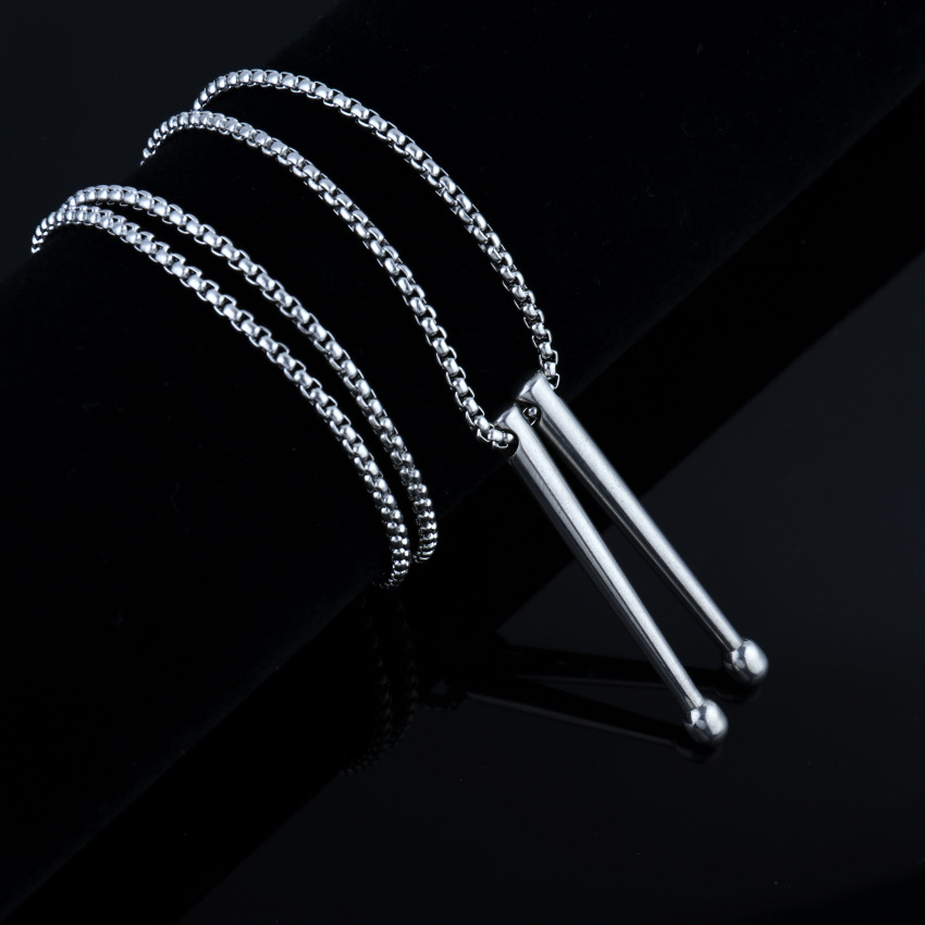 Picture of High Quality Men Fashion Jewellery Stainless Steel Round Chain Necklaces Silver 