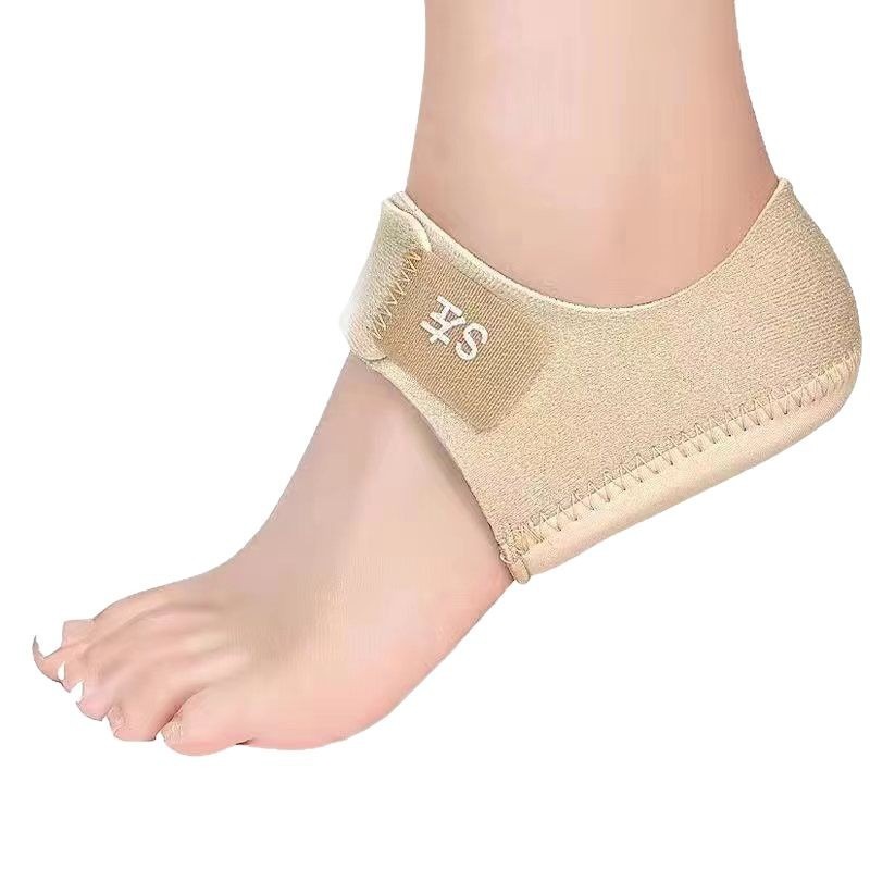 Picture of Heel Pad Pain Relief for Plantar Fasciitis Sock Worn in Shoes Thin Heel Spur Foot Skin Care Protectors Heel Sleeves  Int: One size