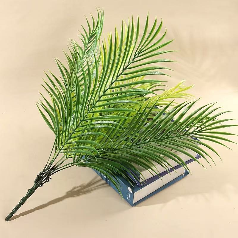 Picture of Artificial Plant Colorful FreshKeeping Plastic Diy Realistic Artificial Stem Green 