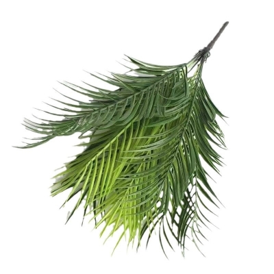 Picture of Artificial Plant Colorful FreshKeeping Plastic Diy Realistic Artificial Stem Green 