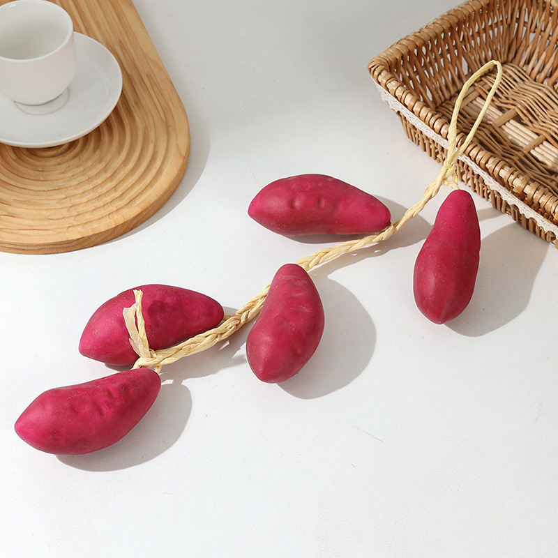 Picture of Kitchen Wall Decor: Set of 3/6/9 Artificial Vegetable Strings  