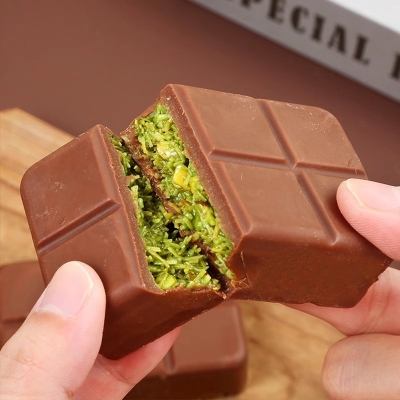 Picture of Gourmet Pistachio Knafeh Chocolate (40 gm)  