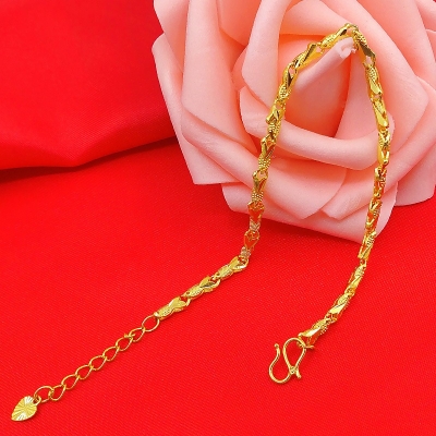 Picture of Hypoallergenic Gold Plated Titanium Fashion Jewelry Bracelet For Women Gold 