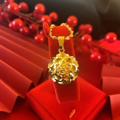 Picture of Bengali Style Gold Plated Jewelry Necklace Gold 