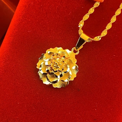 Picture of Bengali Style Gold Plated Jewelry Necklace Gold 