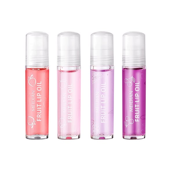 Picture of Roller Ball Fruit Lip Oil Set: Liquid Lipstick & Lip Gloss multicolour 
