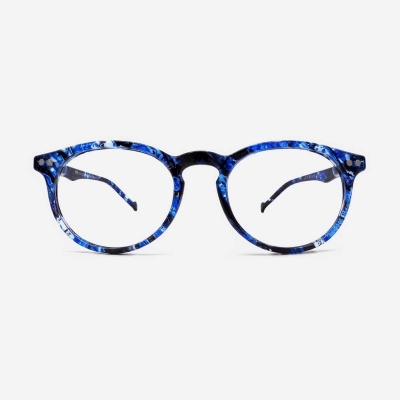 Picture of Stylish Round Anti-Blue Light Computer Glasses  One Size