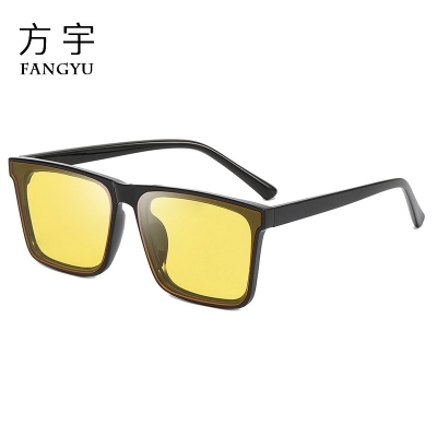 Picture of Trendsetter -Upscale Living -New Trendy Look Very Stylish Yellow Sunglass for Men Yellow 