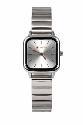 Picture of Square sunlight Pattern Watch for Women Fashion Stainless Steel Band Watch Waterproof Ladies Quartz Watch Reloj  