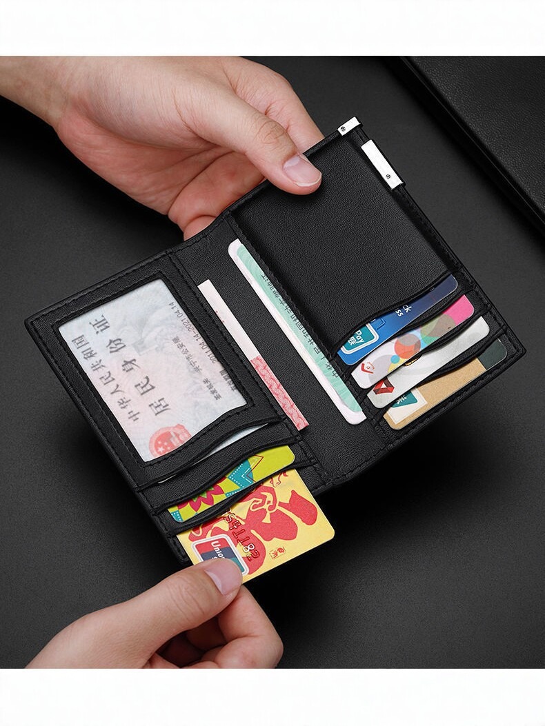 Picture of Portable Men Wallet Money Holder Black Style  