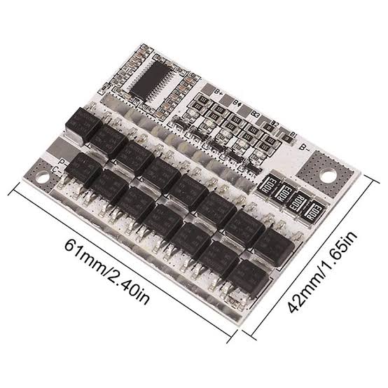 Picture of 3S 100ah Bms 12V 3.7v Lithium Battery Protection Circuit Board Balance Charging Module