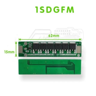Picture of 1S BMS 15A Li-lion Battery 3.7V Charging Board Circuit Protection PCM Self Recovery For Electric Motor/LED Light