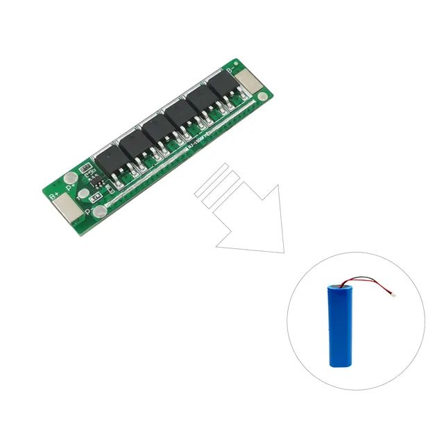 Picture of 1S BMS 15A Li-lion Battery 3.7V Charging Board Circuit Protection PCM Self Recovery For Electric Motor/LED Light