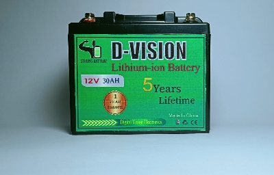 Picture of 12 Volt 30ah battery D Vision lithium-ion battery BMS Protection with 1 Year Guarantee