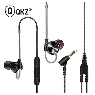 Picture of QKZ DM10 Zinc Alloy Metal Earphone - Black - Ear Phone - Earphone - Black