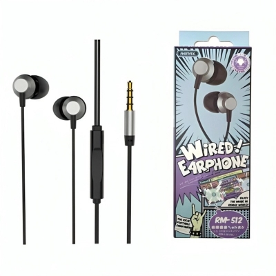 Picture of Remax RM‑512 Wired Earphones – 3.5mm - Multicolor