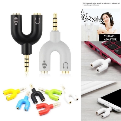 Picture of Music Listening Dual Splitter 3.5mm Audio Converter - Multicolor