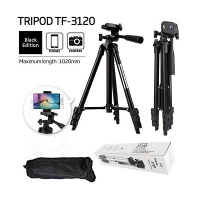 Picture of Aluminum Alloy Tripod For Camera And Mobile - Silver And Black - Multicolor