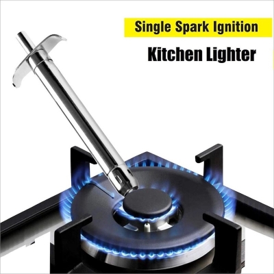 Picture of Stainless Steel Kitchen Gas Stove Lighter - Silver